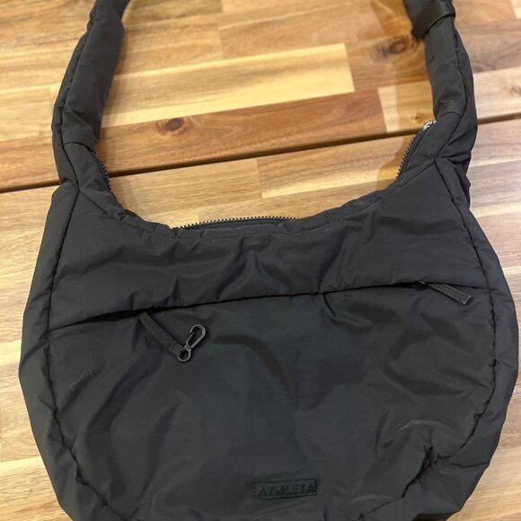 Athleta All About Medium Crossbody Hobo Bag - Black - Picture 4 of 7